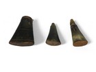 Antique Powder Horns Lot Of 3