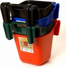 Little Giant 12 Quart Plastic Hook Over Feeder Mountable Livestock Feed Bucket