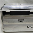 Vintage Aluminum Kitchen Foil Wax Paper Towel Dispenser Wall Mount Retro