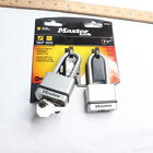  2-pk  Master Lock Heavy Duty Outdoor Padlock With Key 1-3 4  Wide