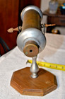 Original Antique American Parlor Brass  Aluminum  Wood    Glass Kaleidoscope