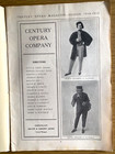 1914 Century Opera House Grand Opera Souvenir Program New York City Great Ads 