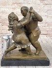 Botero Bronze Sculpture Statue Dancing Couple Figurine Art Figure Marble Sale