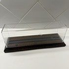 O Scale Hotchkiss Clear Case 12  Capacity Train Display Case Acrylic Wood Track