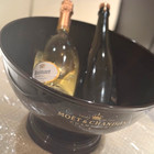 Moet   Chandon Champagne Wine Ice Bucket Cooler Black - No Bottles Used