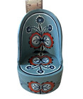 Kubbestol Chair Norway Scandinavian Folk Art Vintage Miniature Rosemaled 5  X 3 