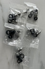 1 64 Chrome Muscle Car Wheels W   Tires  5 Sets  Real Riders  2 Fits Hot Wheels