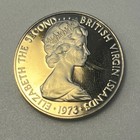 1973 British Virgin Islands 10 Cents Proof 181k Minted Bird Coin Copper-nickel