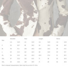 Vintage Cow Skin Print Suede Blazer One Button Western Cowhide Jacket