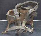 Antique Bull Blinders Eye Cover -cattle Control - Russell Mfg  Co   Usa
