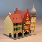 Z Scale Town Center Mixed Use Building By Kibri K610 - Beautiful   Ornate