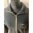 Womens Columbia Fleece Pullover Jacket Half Zip Black Omni Heat Skiing Sz M