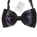 Italo Ferretti Nwt Cummerbund And Bow Tie Set In Black W  Purple blueish Gray