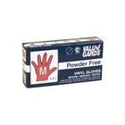 1000pcs  10 Box Of 100 Ea  Clear Valugards Vinyl Gloves Powder   Latex Free - M