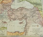 Original 1899 Antique Map Of South Eastern Europe   Neighbouring Lands 1856