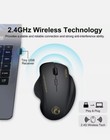 2 4ghz Wireless Optical Mice Pc Gaming Mouse 6 Buttons   Usb Receiver For Laptop
