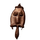 1960s Marx Johnny West - Daniel Boone Coonskin Dark Brown Pelt - Damaged Loop