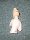 Art Deco Germany Half Doll Flapper Fan Porcelain Pin Cushion Figurine 3 25 
