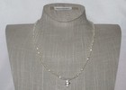 Silpada Sterling Silver Petite Freshwater Pearl Cross Pendant Necklace N2178