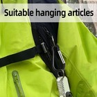 300 Pcs 2  Carabiner Bulk Spring Snap Hooks Bulk Aluminum Alloy Clip Keychain