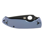Spyderco Tenacious Folding Knife 3 35  Blade Blue Titanium Handle  C122tiblbkp
