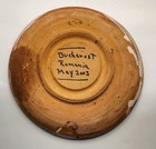 Vintage Romanian Horezu Pottery Plate Tree Of Life Folk Art Slipware Unesco 8 