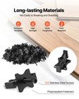 Vevor 90pcs Hidden Deck Fasteners For Composite Decking Universal T Clips Black