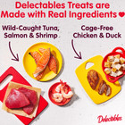 Hartz Delectables Squeeze Up Lickable Cat Treat - Seafood - Variety Pack  72 Ct 