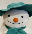 20    Eden Raymod Brigg s The Snowman Vintage Plush Stuffed Rare Green Hat   Scarf