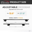 300lbs Lockable Roof Rack Cross Bar For 2016-2024 Hyundai Tucson Cargo Bars 