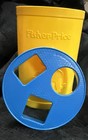 Vintage 1977 Fisher Price Baby s First Blocks Shape Sorter Bucket 9 Shapes