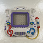 Vintage Fisher Price Learn Through Music Toy W  4 Cartridges 2002 Tested Works