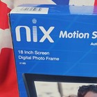 Digital Photo Frame Nix X18b 18in Motion Sensor 16gb Internal Memory Black