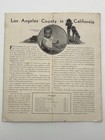 Vintage 1930s Los Angeles County Ca Travel Brochure Map Art Deco
