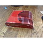 Rare Vintage Guzzuni Red Acrylic Desk Organizer Luigi Massoni Mcm Made In Italy