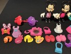 Nice Lot Of 32 Toy Mini Mouse Snap N Style Dolls Clothes Dress Shoes Bows Purses