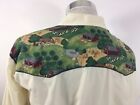 Vintage R  tro Western Shirt Farm Print Mens Large