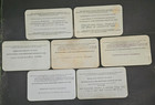 Vintage The Pullman Company Annual Passes  lot Of 7  All Dated 1915