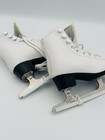 American Athletic Figure Ice Skates     Girls Youth Size 9y   Eu 25 White Gs Blade
