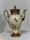 Rare Antique Kpm Berlin Porcelain Ewer Gilt Figural Scenes Greek Key 9   