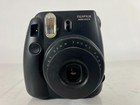 Fujifilm Instax Mini 8 Instant Camera Black Retro Photo   Missing Battery Lid