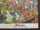 Vintage Hawaiian 1953 Menu - Eugene Savage - Matson Lines - Mural Print Original