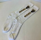 Vintage Tube Knee Socks Los Angeles Rams Football Rare 20  White