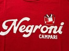Campari Negroni T Shirt  Double Sided  Free Ship Usa  Sale   Xtra Small Only
