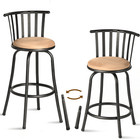 Homy Casa 24  Or 29  Swivel Bar Stools Set Of 1  Counter Height Faux Leather