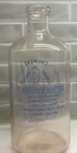 Vintage antique Glass Chemung Spring Water Bottle Features Blue Logo