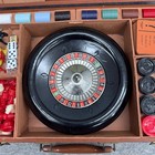Vintage 1940s E s  Lowe Portable Game Set Bakelite Roulette Chess Checkers Horse