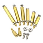 Xingyheng 280pcs M2 5 Brass Male-female Spacer Standoff Screw Nut Assortment Kit