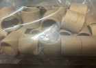 30 Tubes Round  1    X 1    Cores  kids Crafts   Cardboard Tubes   Spacers Free Shp