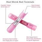 Waterproof Heat Shrink Wire Butt Connectors Insulated Electrical Crimp Terminals